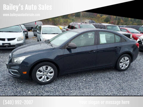 2014 Chevrolet Cruze for sale at Bailey's Auto Sales in Cloverdale VA