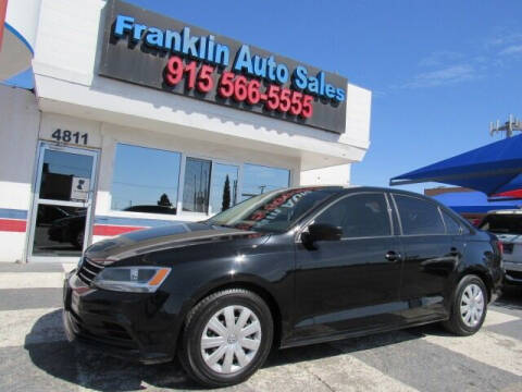 2015 Volkswagen Jetta for sale at Franklin Auto Sales in El Paso TX