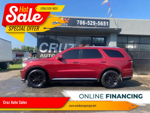 2015 Dodge Durango for sale at Cruz Auto Sales in Dalton GA