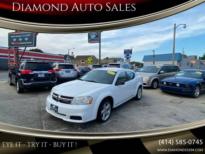 2013 Dodge Avenger for sale at DIAMOND AUTO SALES LLC in Milwaukee WI