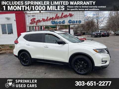 2018 Nissan Rogue for sale at Sprinkler Used Cars in Longmont CO