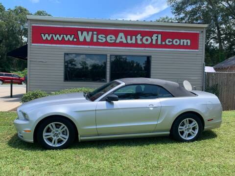 2014 Ford Mustang for sale at WISE AUTO SALES in Ocala FL