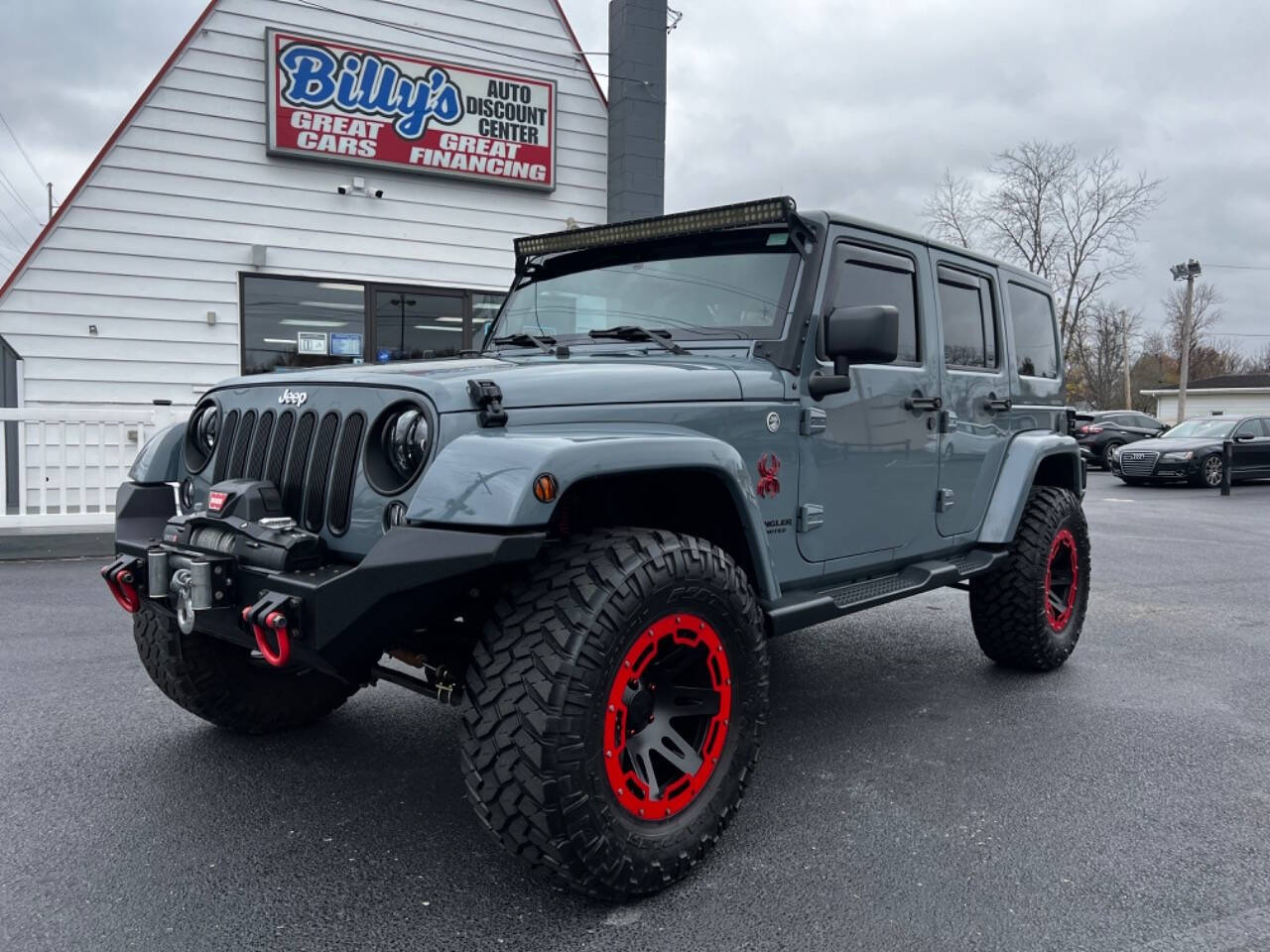 2015 Jeep Wrangler Unlimited for sale at Billy's Auto Discount Center in Evansville, IN