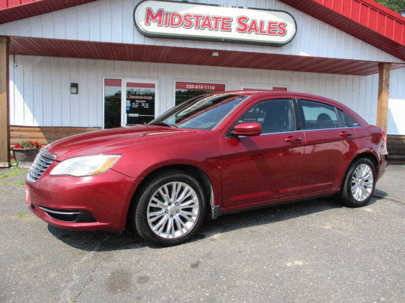 2013 Chrysler 200 for sale at Midstate Sales in Foley MN