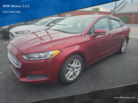 2014 Ford Fusion for sale at RHK Motors LLC in West Union OH