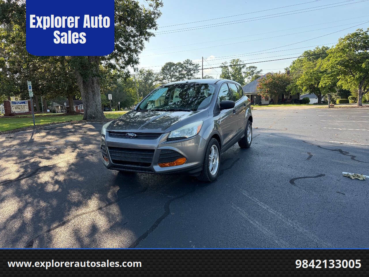 Gray 2014 Ford Escape S S 4dr SUV 1