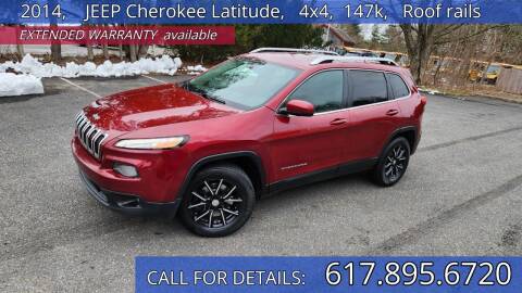 2014 Jeep Cherokee for sale at Carlot Express in Stow MA