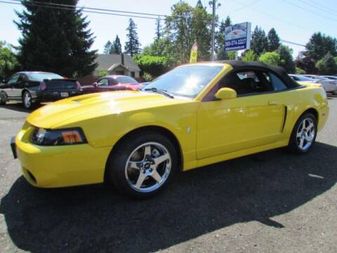 2004 Ford Mustang SVT Cobra for sale at Hall Motors LLC in Vancouver WA