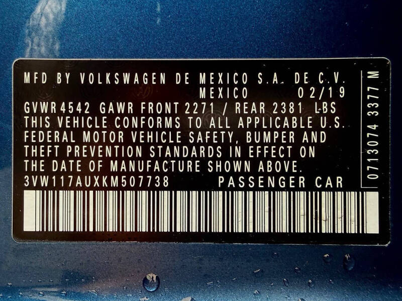 2019 Volkswagen Golf SportWagen 1.8T S 4Motion