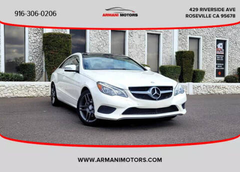 2014 Mercedes-Benz E-Class for sale at Armani Motors in Roseville CA