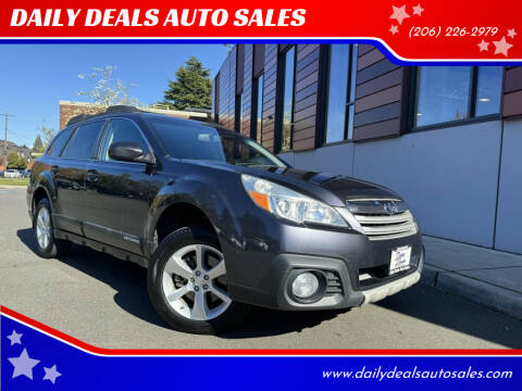 2013 Subaru Outback for sale at DAILY DEALS AUTO SALES in Seattle WA