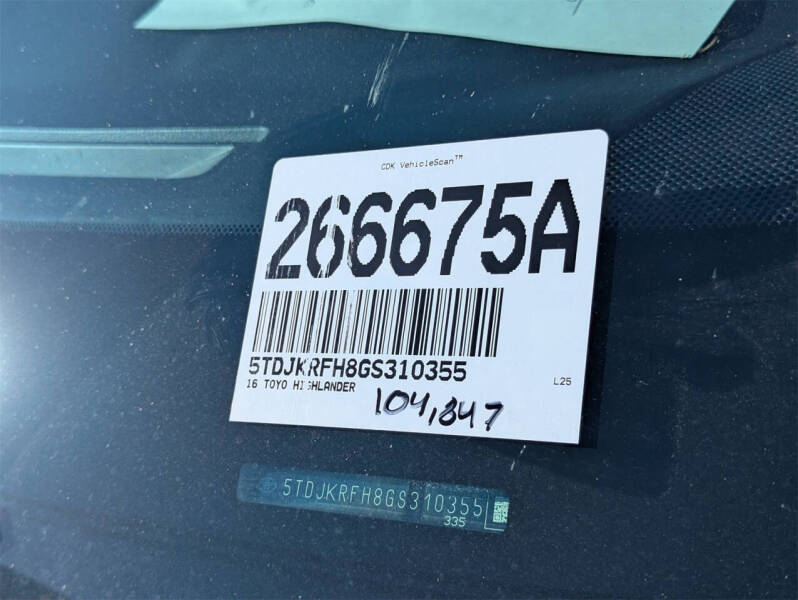 2016 Toyota Highlander XLE