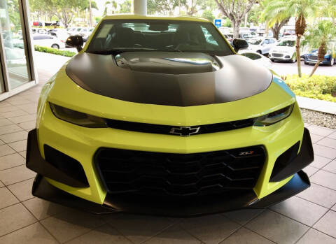 2019 Chevrolet Camaro for sale at Suncoast Sports Cars and Exotics in Miami FL