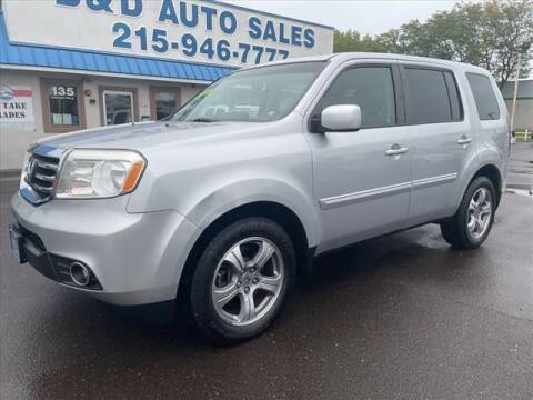 2012 Honda Pilot for sale at B & D Auto Sales Inc. in Fairless Hills PA