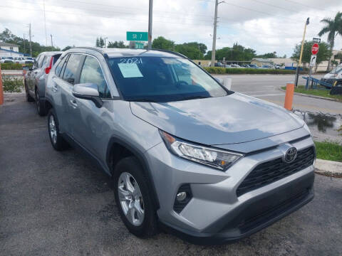 2021 Toyota RAV4 for sale at P S AUTO ENTERPRISES INC in Miramar FL