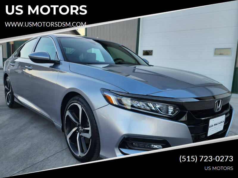 2019 Honda Accord for sale at US MOTORS in Des Moines IA