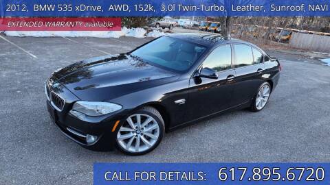 2012 BMW 5 Series for sale at Carlot Express in Stow MA