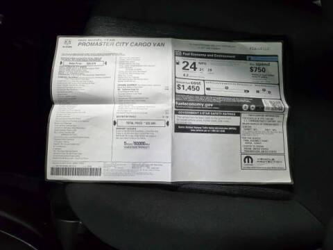 2022 RAM ProMaster City