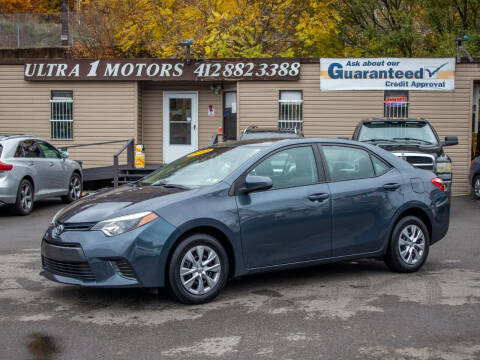 2015 Toyota Corolla for sale at Ultra 1 Motors in Pittsburgh PA