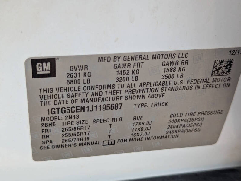 2018 GMC Canyon SLE