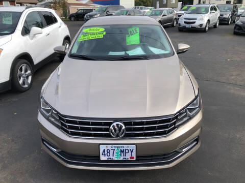 2016 Volkswagen Passat for sale at ET AUTO II INC in Molalla OR