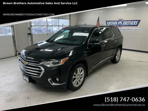 2019 Chevrolet Traverse for sale at Brown Brothers Automotive Sales And Service LLC in Hudson Falls NY