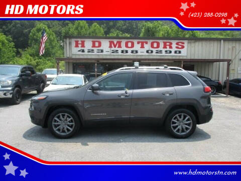 2014 Jeep Cherokee for sale at HD MOTORS in Kingsport TN