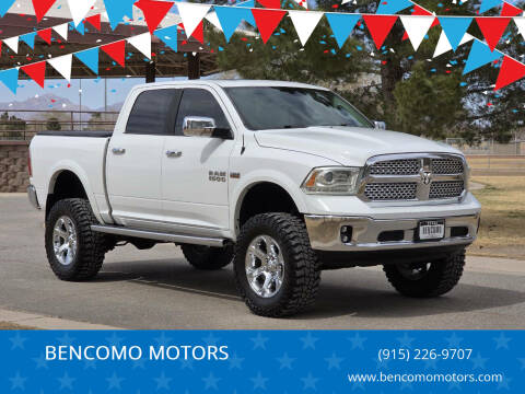 2014 RAM 1500 for sale at BENCOMO MOTORS in El Paso TX