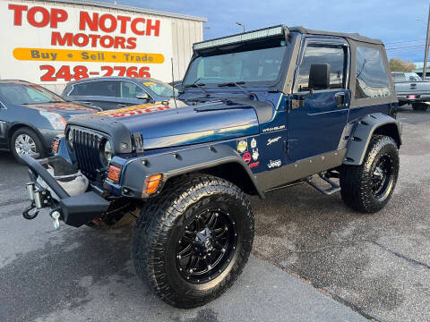 2002 Jeep Wrangler for sale at Top Notch Motors in Yakima WA