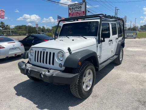 2015 Jeep Wrangler Unlimited for sale at Excellent Autos of Orlando in Orlando FL