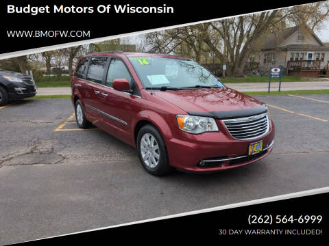 2016 Chrysler Town and Country for sale at Budget Motors of Wisconsin in Racine WI