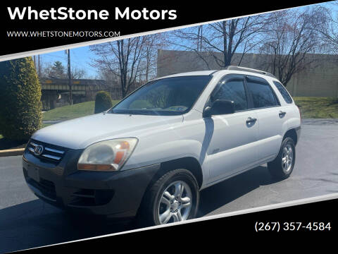 2007 Kia Sportage for sale at WhetStone Motors in Bensalem PA