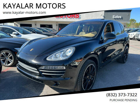 2011 Porsche Cayenne for sale at KAYALAR MOTORS in Houston TX