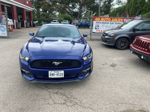 2015 Ford Mustang for sale at 4 Girls Auto Sales in Houston TX