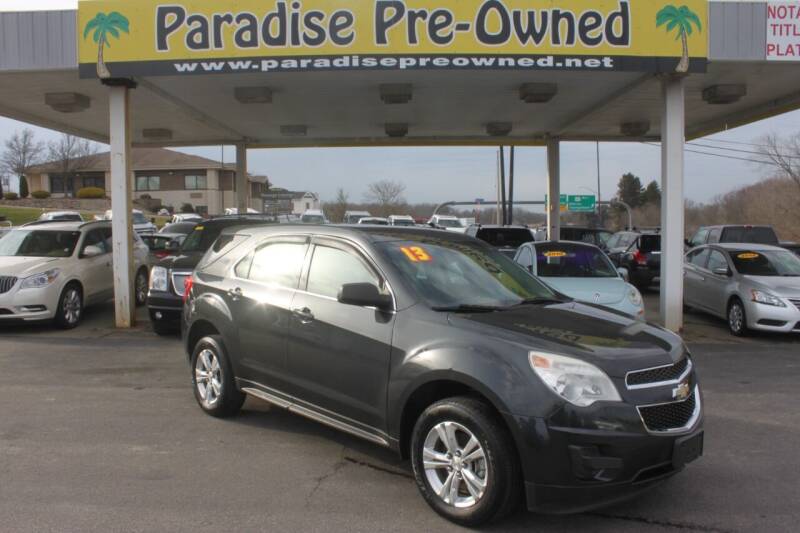 2013 Chevrolet Equinox for sale at Paradise Pre-Owned Inc in New Castle PA