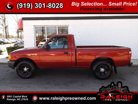 2003 Ford Ranger for sale at Raleigh Pre-Owned in Raleigh NC