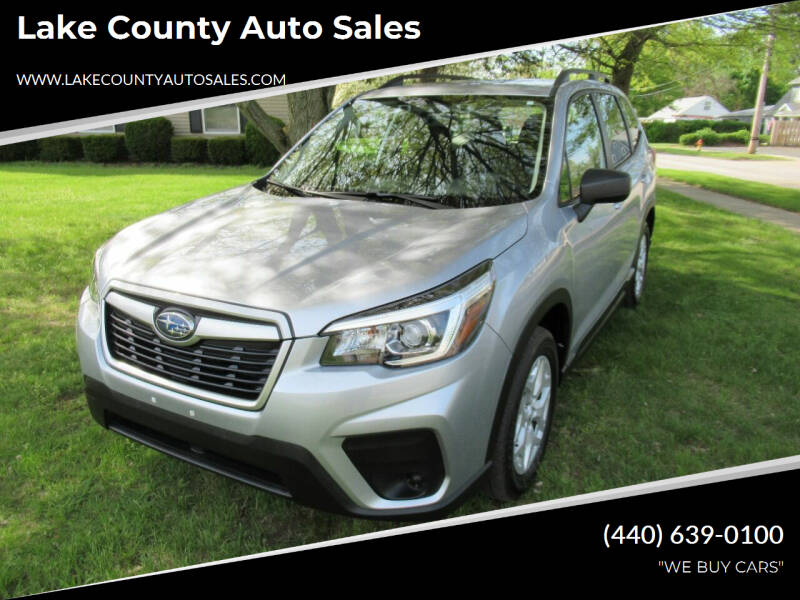 2020 Subaru Forester for sale at Lake County Auto Sales in Painesville OH
