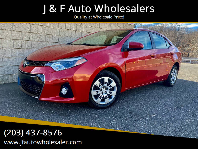 2014 Toyota Corolla for sale at J & F Auto Wholesalers in Waterbury CT