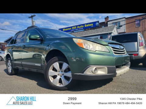 2010 Subaru Outback for sale at Sharon Hill Auto Sales LLC in Sharon Hill PA