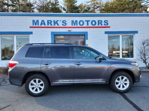 2011 Toyota Highlander for sale at Mark's Motors in Northampton MA