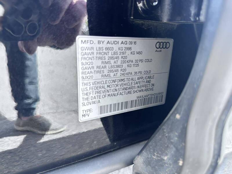 2017 Audi Q7 3.0T quattro Premium Plus