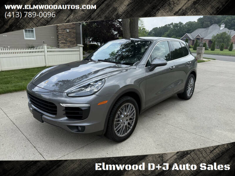 2016 Porsche Cayenne for sale at Elmwood D+J Auto Sales in Agawam MA