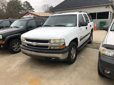 2002 Chevrolet Tahoe for sale at C&W Enterprises LLC in Williamston SC