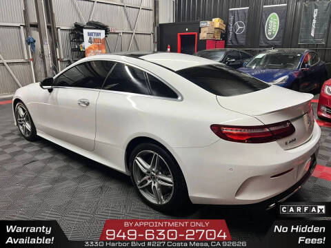 2018 Mercedes-Benz E-Class E 400 4MATIC