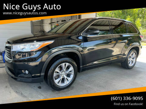 2015 Toyota Highlander for sale at Nice Guys Auto in Hattiesburg MS