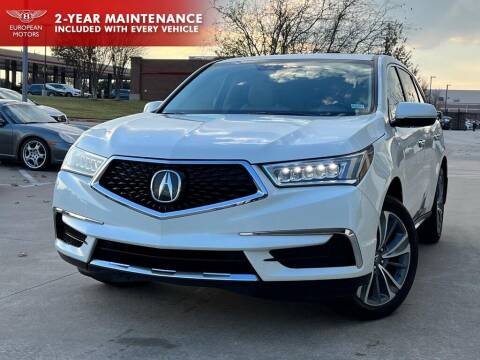 2017 Acura MDX for sale at European Motors Inc in Plano TX