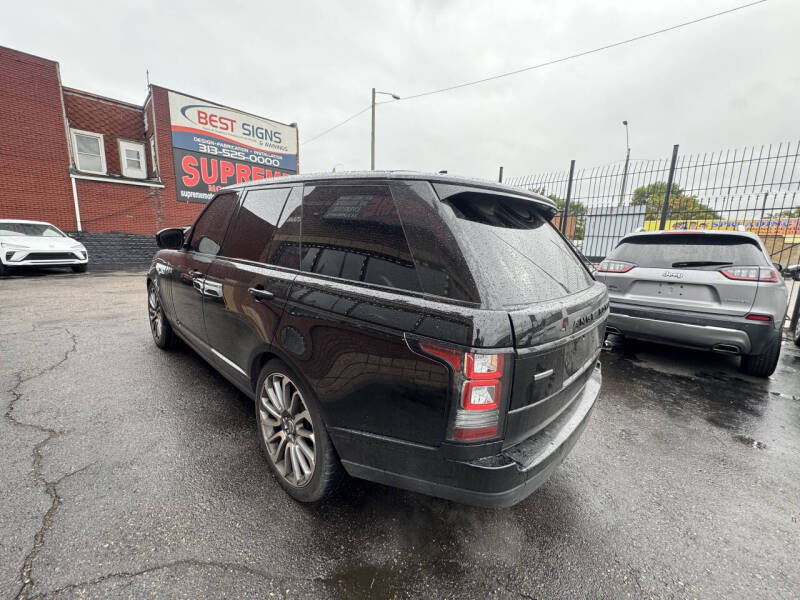 2016 Land Rover Range Rover Supercharged