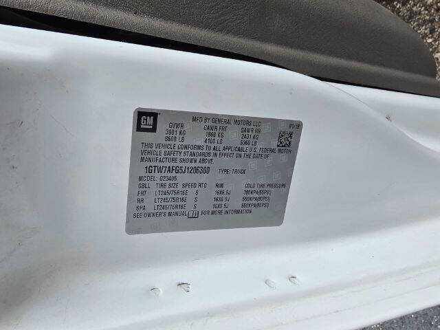 2018 GMC Savana 2500
