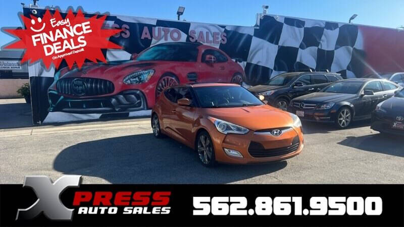 Orange 2016 Hyundai VELOSTER Base 1