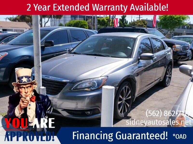 2012 Chrysler 200-Series for sale at Sidney Auto Sales in Downey CA